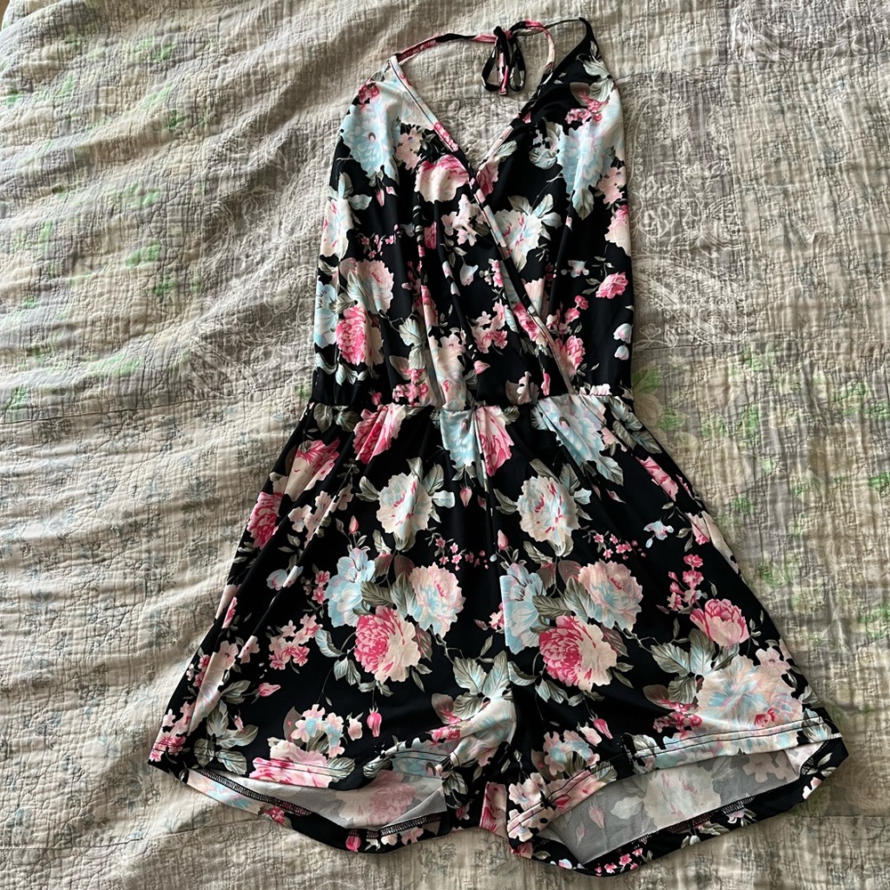 Floral Romper Size Medium